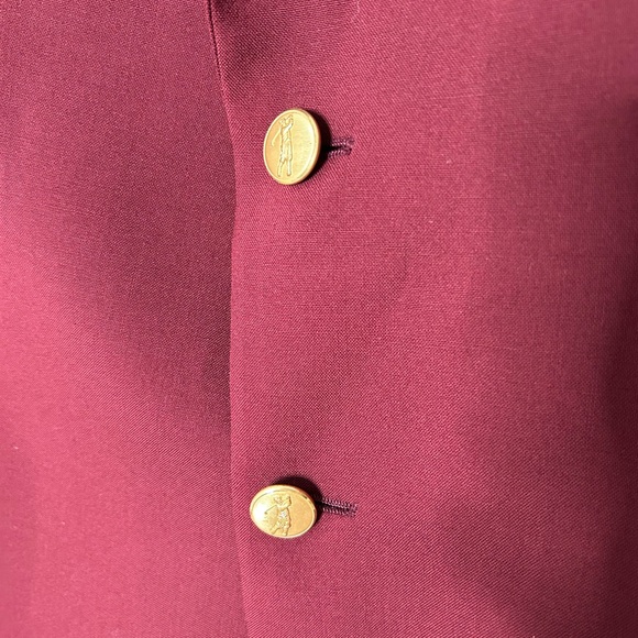 Bobby Jones golf sport coat size 44 cranberry - Picture 4 of 12